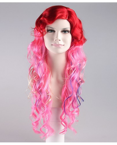 Red-Pink Sugar and Spice Wig